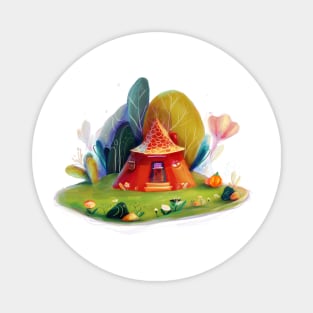 Magical Hut Magnet